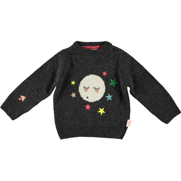 Tootsa MacGinty: CLASSIC DAWA Jacquard Knit Moon Jumper, size 1-2years - Picture 2 of 7